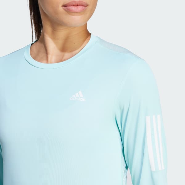 Tee Women\'s Turquoise US Own the Sleeve - Running Long adidas adidas | | Run