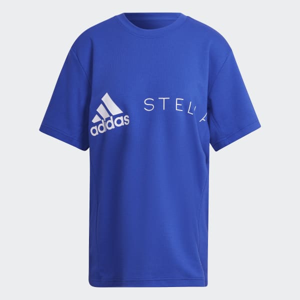 Azul Camiseta adidas by Stella McCartney Logo VA138