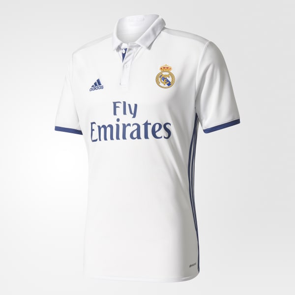 adidas Men's Real Madrid Home Replica Jersey - White | adidas Canada