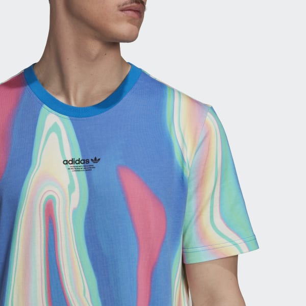 Bla Hyperreal Allover Print Short Sleeve T-shirt ZF573