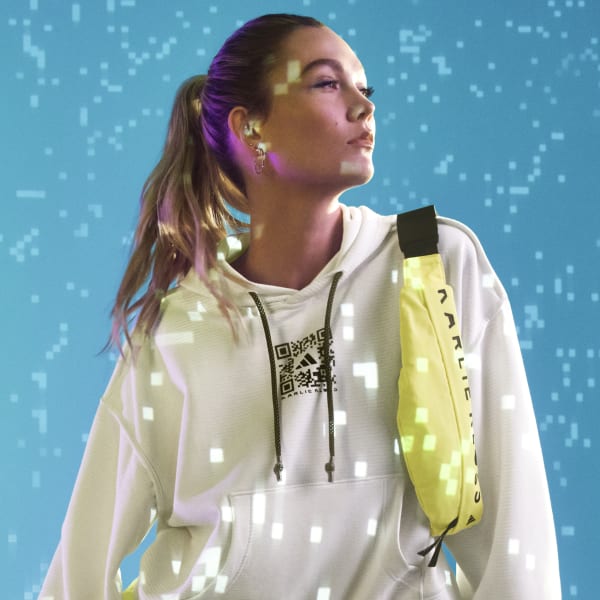 Branco Camisola com Capuz Karlie Kloss x adidas