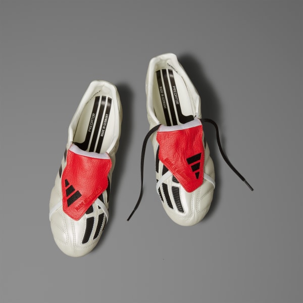 adidas Predator Mania Firm Ground Cleats - White | Free