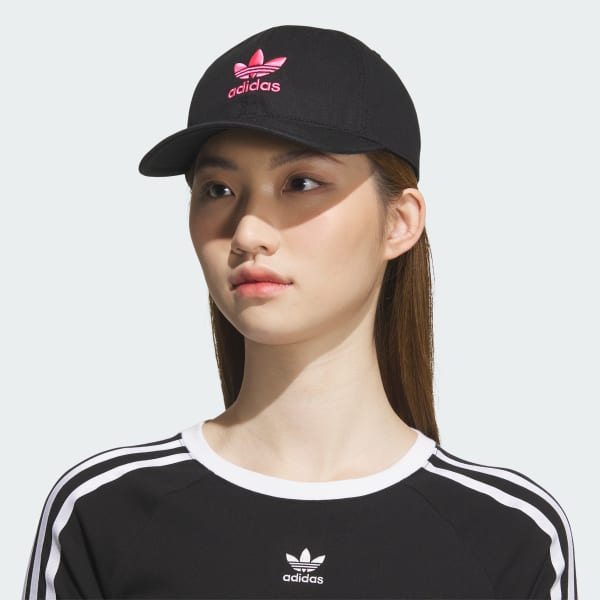 【Adidas】RELAXED STRAP-BACK HAT adidas Women's Relaxed Strap-Back Hat - Black | Free
