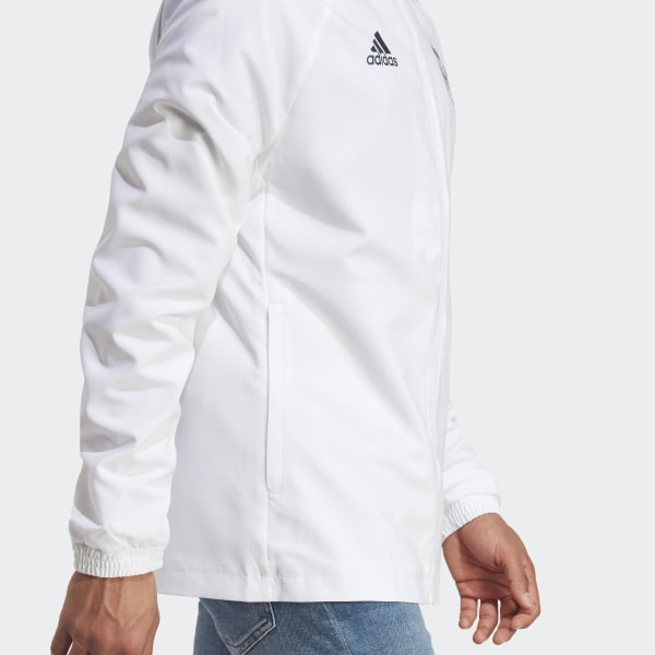 blanc Coupe-vent graphique Real Madrid