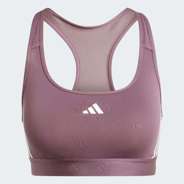 Purple Powerreact Training Medium-Support Hyperglam Bra