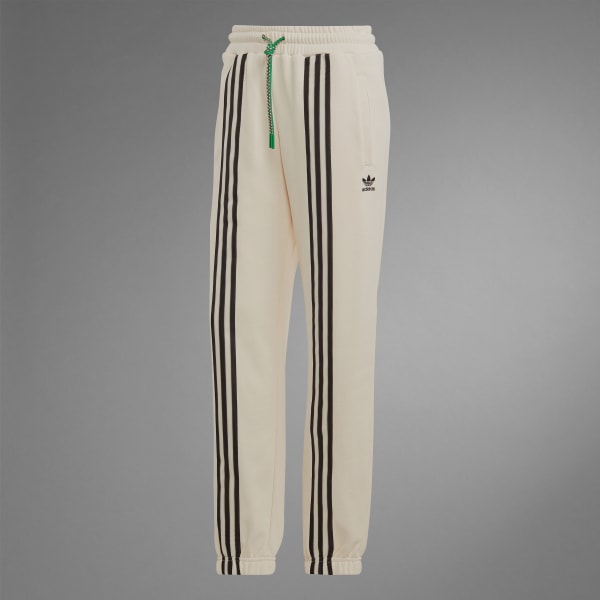 adidas Adicolor 70s 3-Stripes Sweatpants - White | Free