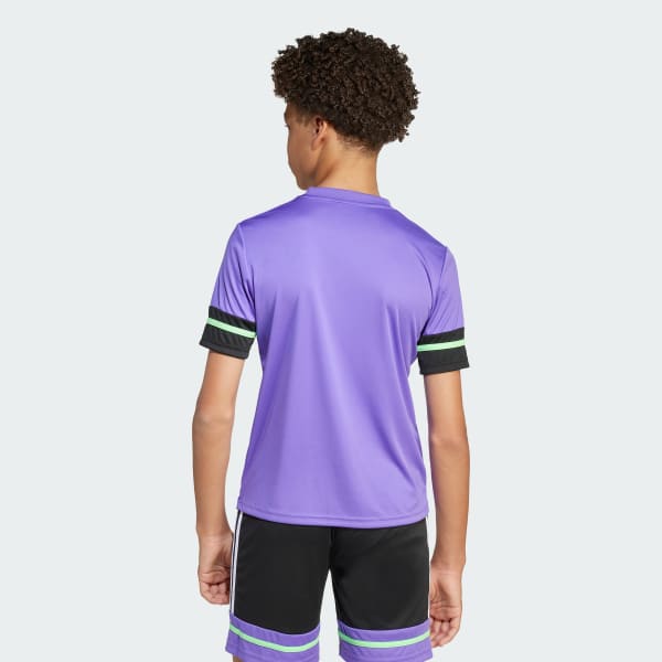 สีม่วง เสื้อฟุตบอลแขนสั้น F50 สำหรับเด็ก