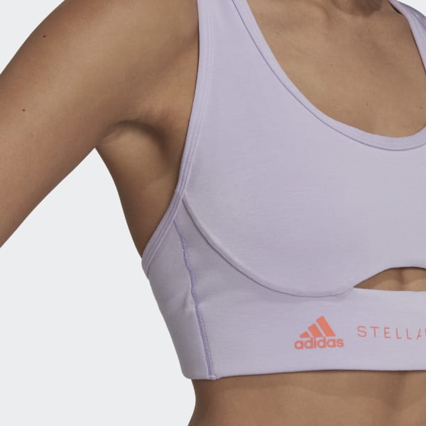 Lilla adidas by Stella McCartney TrueStrength Medium-Support bh CT507