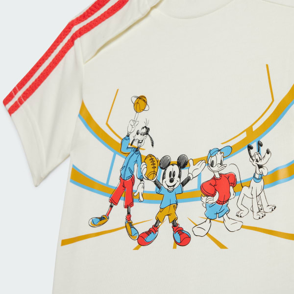 White adidas x Disney Mickey Mouse Tee