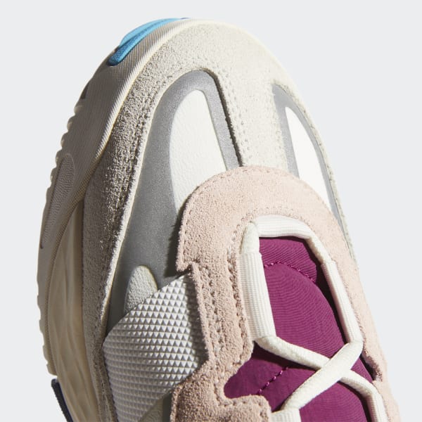 adidas originals niteball trainers in white and pink