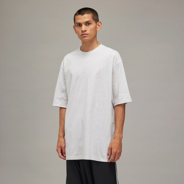 Grey Y-3 Boxy Short Sleeve Tee