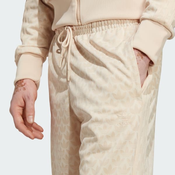 Beige Graphics Monogram Track Pants