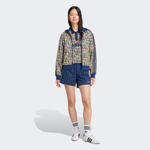 หลากสี เสื้อแทรคลายดอกไม้ adidas Originals x Liberty London
