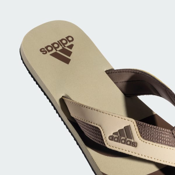 Adidas mens khaki flip flops clearance