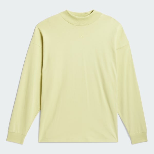 Yellow 아디다스 바스켓볼 긴팔 티