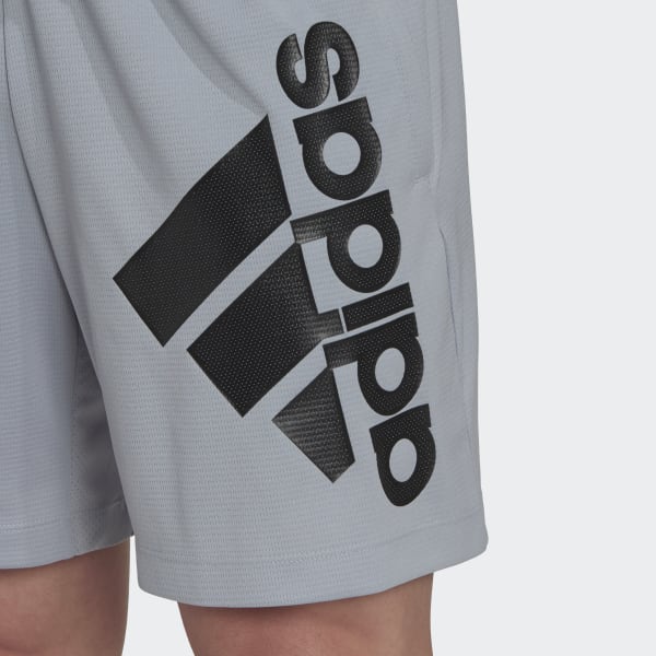 Grey Big Badge of Sport Training Short TV570