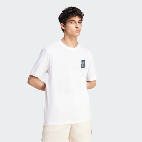 White Originals Leisure League Badge Tee
