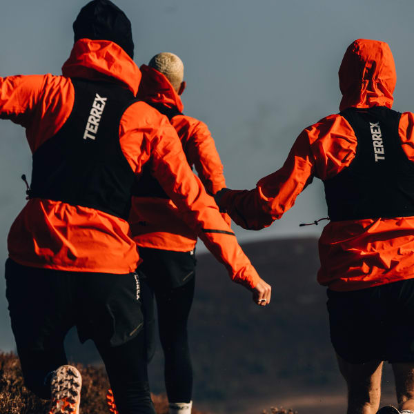 Orange Terrex Agravic 3 Trailrunning-Schuh