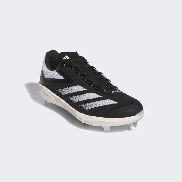 Svart Adizero Electric Baseball Sko med knotter