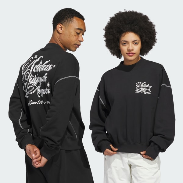 Black Santa Monica Crewneck