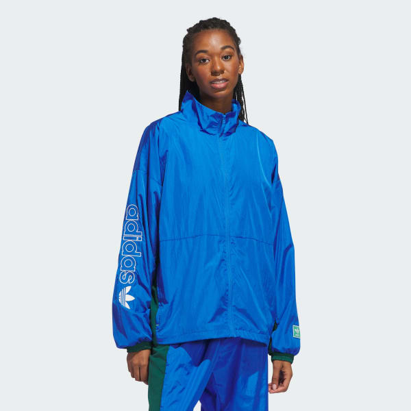 【adidas】ユニセックス◇ HOOP YORK CITY WARM-UP TOP 半袖 adidas Hoop York City Full-Zip Jacket (Gender Neutral