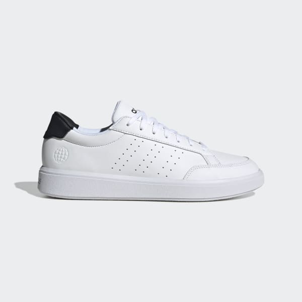 White Nova Court Shoes