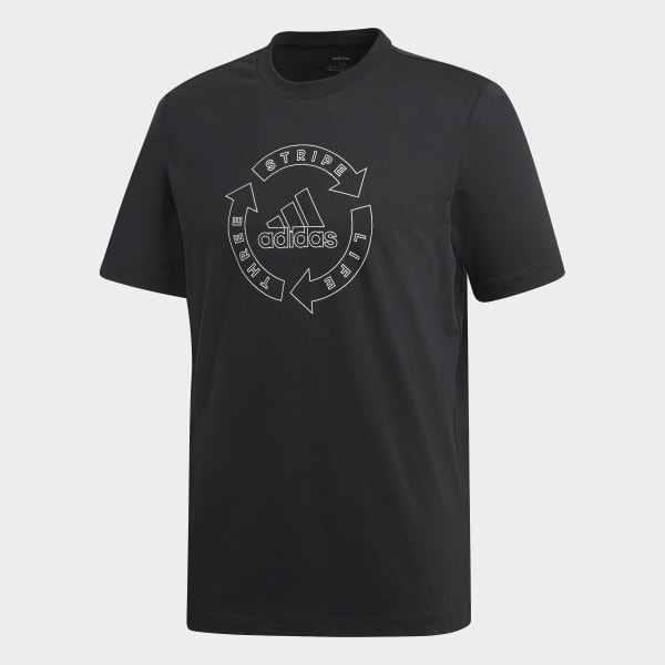 international three stripe life tee