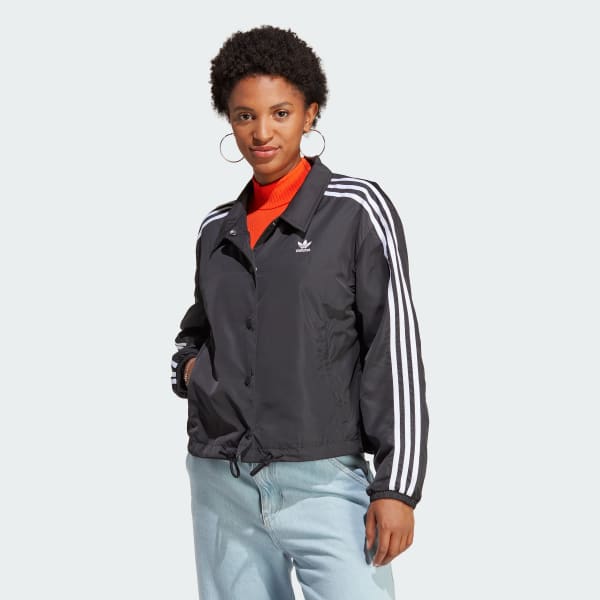 Zwart Adicolor Classics 3-Stripes Coach Jack