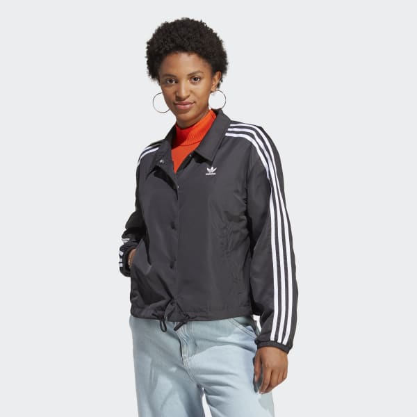 Hermanos valor asiático adidas Adicolor Classics 3-Stripes Coach Jacket - Black | Women's Lifestyle  | adidas US