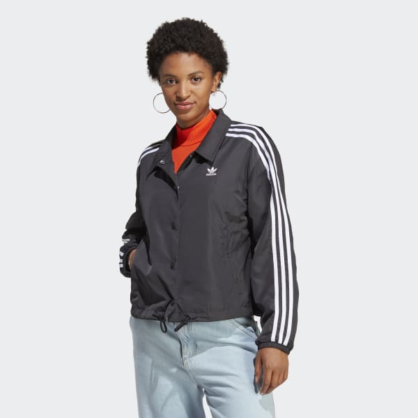 Μαύρο Adicolor Classics 3-Stripes Coach Jacket