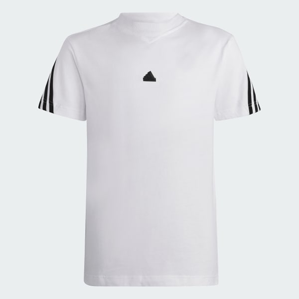 Blanco Polera Future Icons 3 Tiras