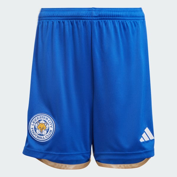 modrá Domácí šortky Leicester City FC 23/24 Kids