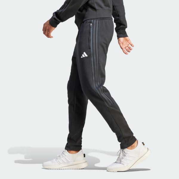 All black 2024 adidas tracksuit bottoms