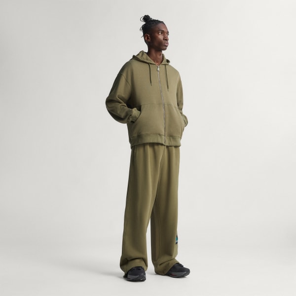 Verde adidas Equipment Reflective Hoodie Full-Zip