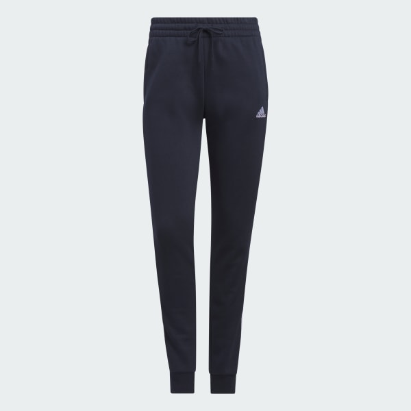 modrá Kalhoty Essentials Fleece 3-Stripes