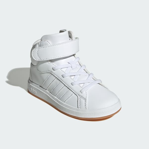 Blanco Zapatillas adidas Grand Court Mid para niños