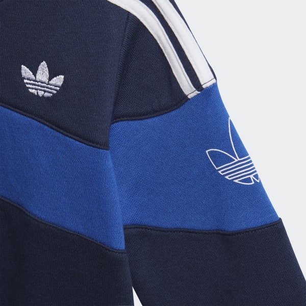 adidas Bandrix Crew Set Blue adidas New Zealand