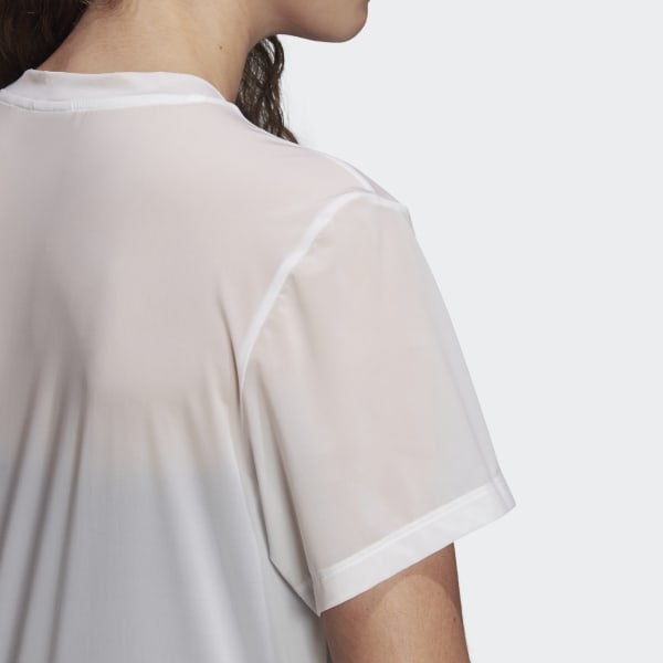 Remera best sale transparente blanca