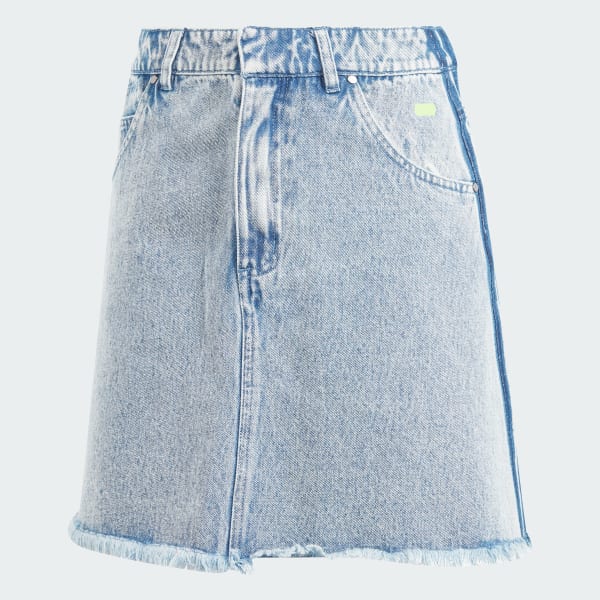 Blue KSENIASCHNAIDER Frayed Denim Skirt