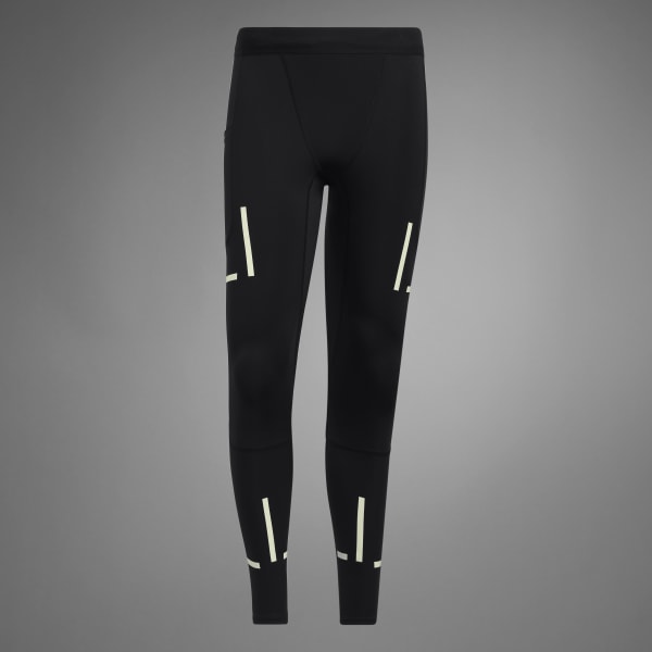 Negro Calzas X-City Reflect At Night Running