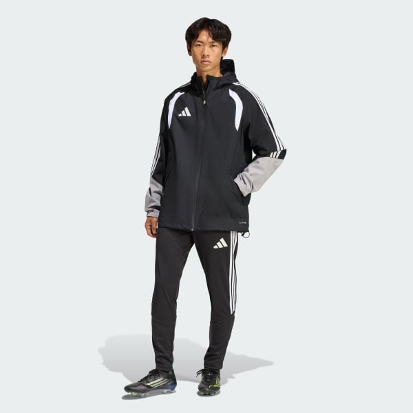 adidas Tiro 26 Rain Jacket - Black | Free Shipping with adiClub