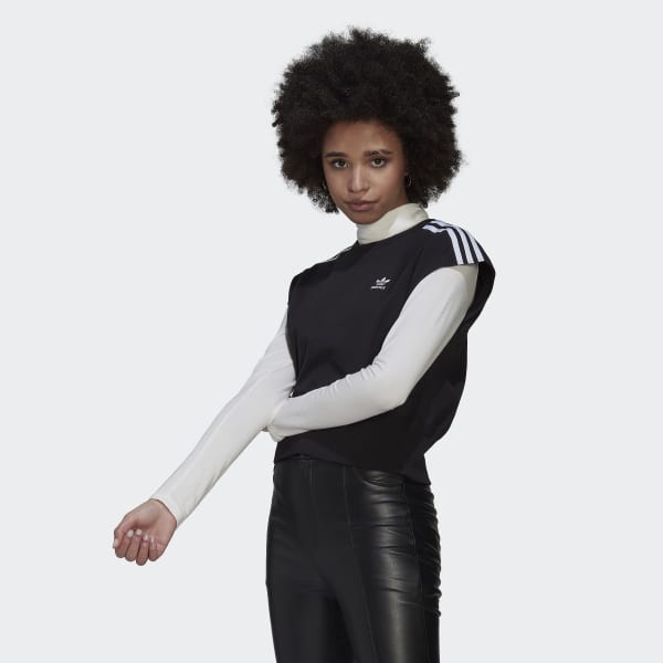 Nero T-shirt adicolor Classics Waist Cinch TX743