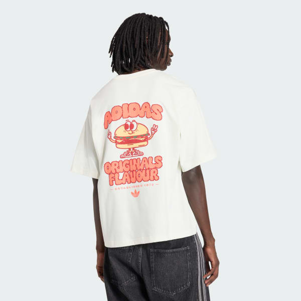 Blanco Camiseta estampada Pixelated Burger Character
