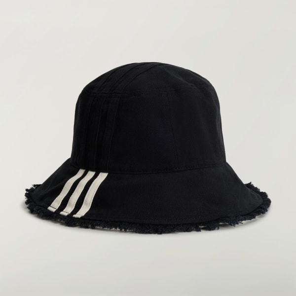 ブラック Y-3 STRIPES BUCKET HAT