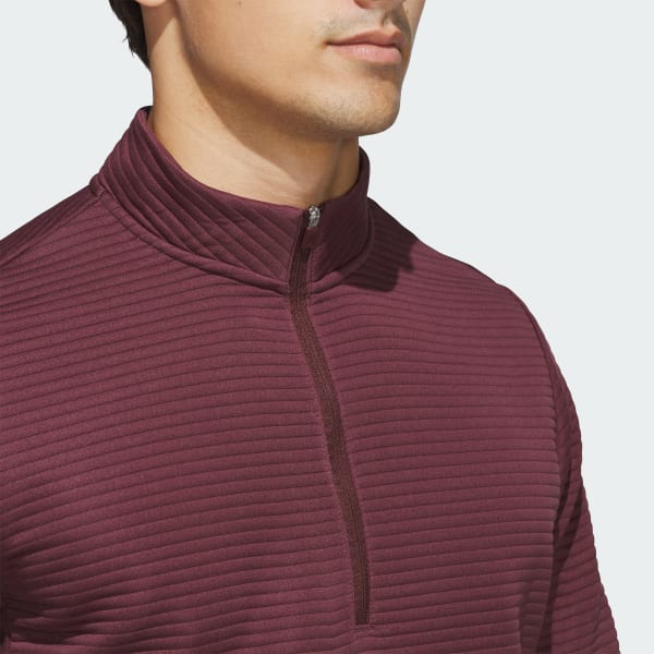 adidas Ultimate365 DWR Textured Quarter-Zip Pullover