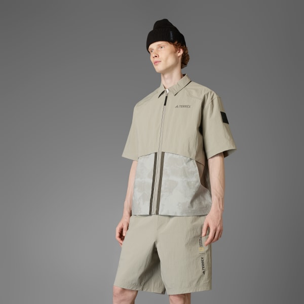 ベージュ ADIDAS DISNEY ナショナル ジオグラフィック WIND. RDY半袖シャツ