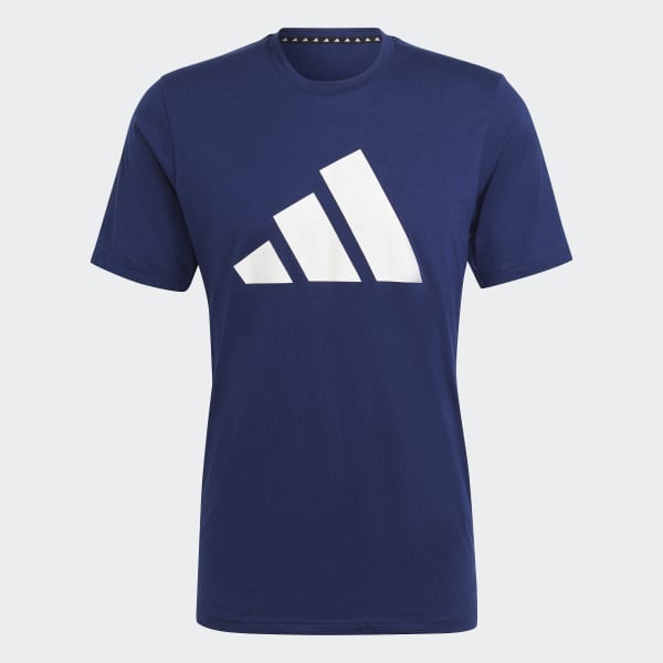 Azul Polo de Entrenamiento Train Essentials Feelready Logo