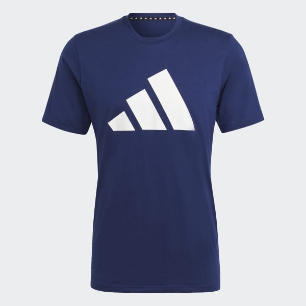 Blau Train Essentials Feelready Logo Training T-Shirt