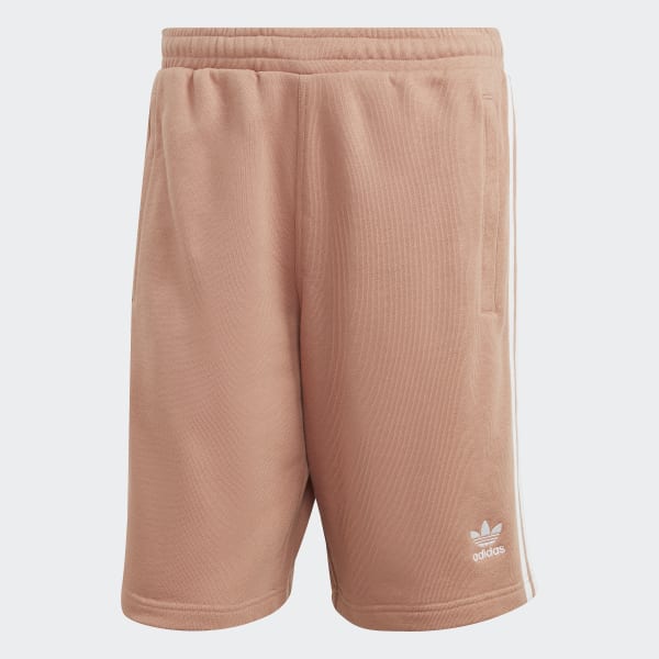 Brown Adicolor Classics 3-Stripes Sweat Shorts