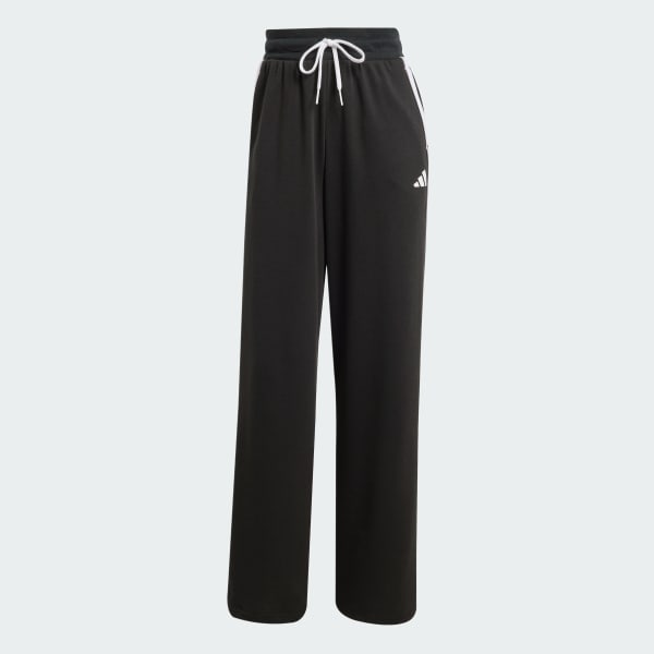 Svart Essentials Color Pop French Terry Byxor